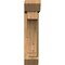 Ekena Millwork Imperial Slat Rough Sawn Bracket w/ Offset Brace, Western Red Cedar, 6"W x 18"D x 26"H BKT0604X18X26IMP06RWR - alternate 3